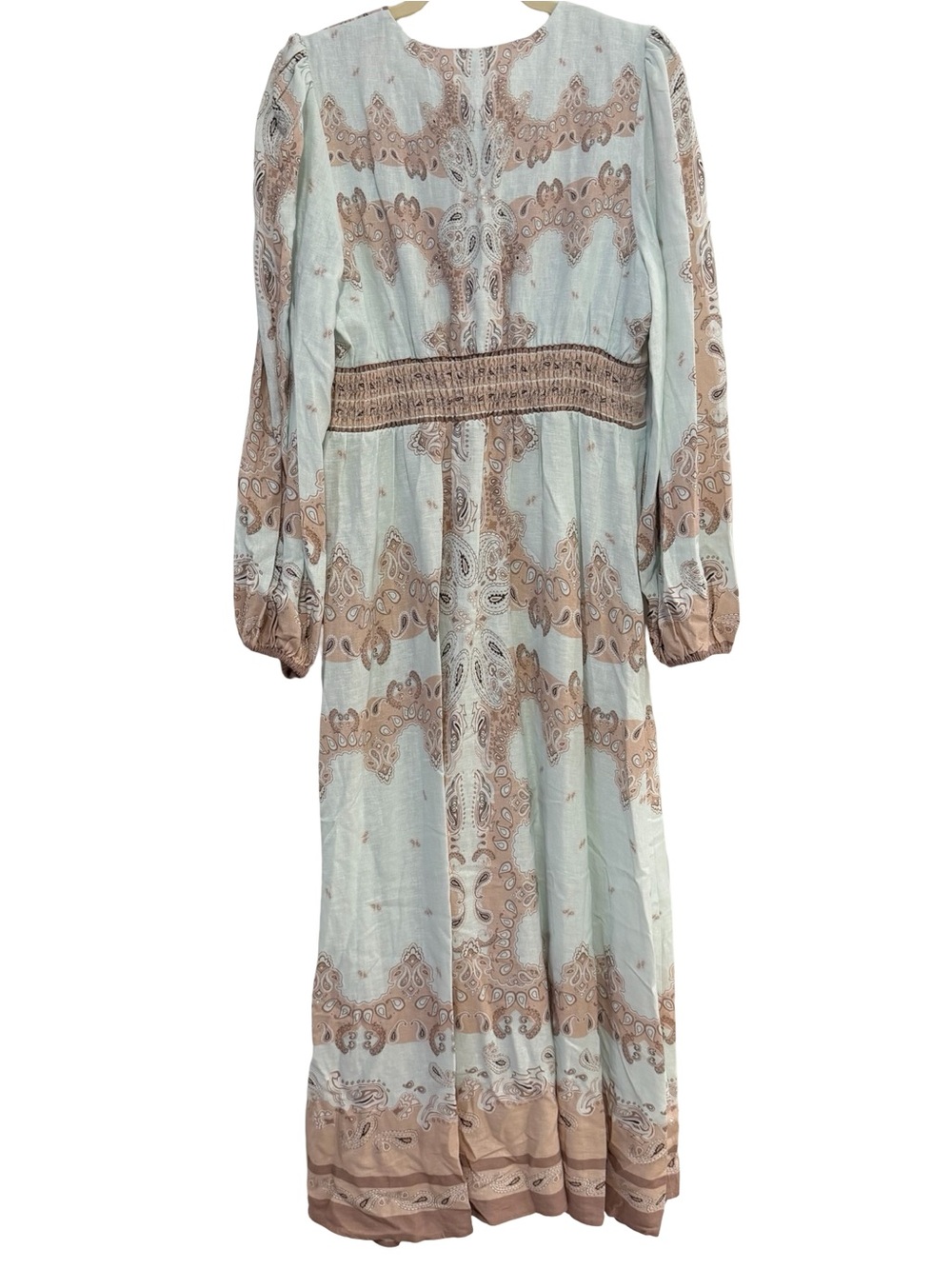 House of Harlow 1960 Floral Paisley Linen Maxi Dress M NWT - Picture 3 of 11